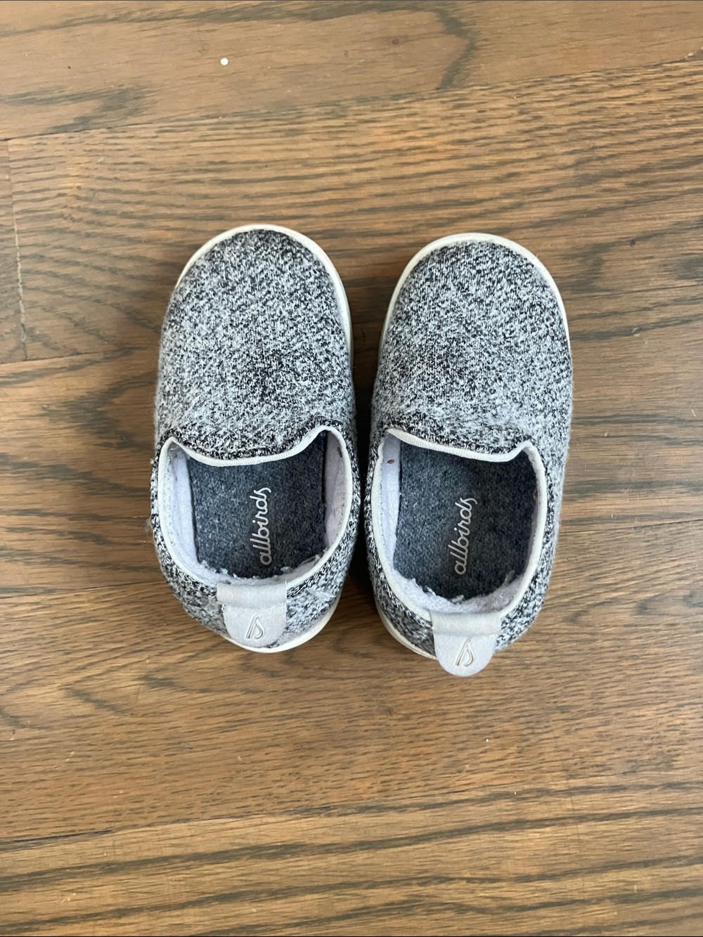 allbirds Kids Slip-On Sneakers in Gray Heather